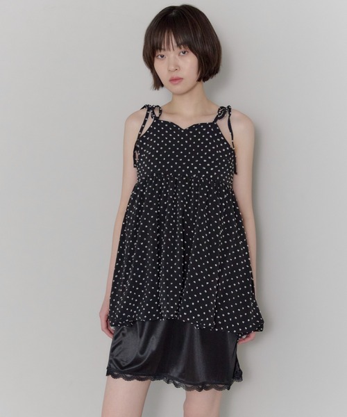 leimn チュニック ドットバルーンチュニック : ZOZOTOWN Yahoo!店