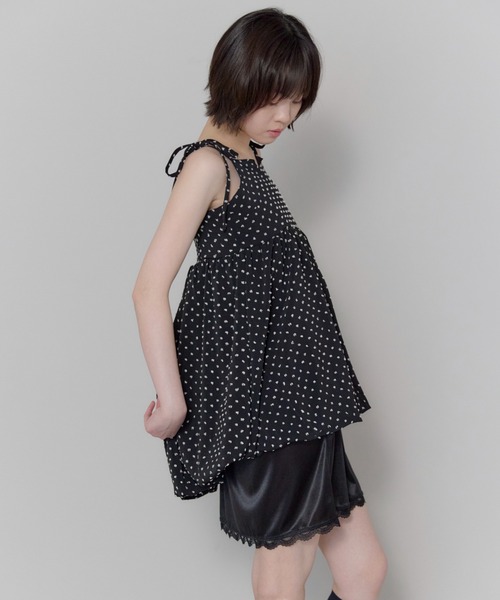 leimn チュニック ドットバルーンチュニック : ZOZOTOWN Yahoo!店