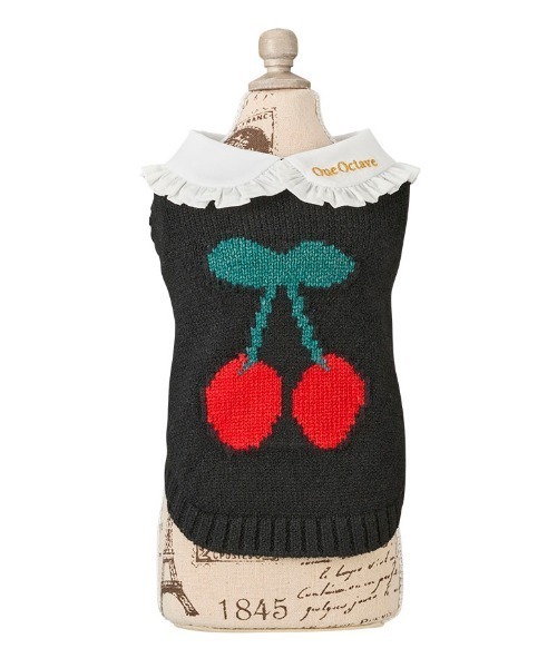 One Octave（ワンオクターブ） 犬 服 One Octave/さくらんぼニット