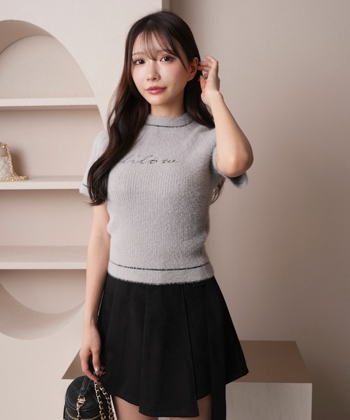 50% OFF 以上 - レディース福袋 LIP SERVICE ニット セーター lilouフェーザーハーフニット トップス