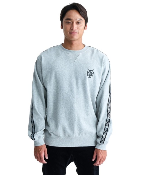 専用‼️90s quicksilver バスキアスウェット Lサイズ 激レア Quiksilver（クイックシルバー） トレーナー スウェット MERCURY CREW