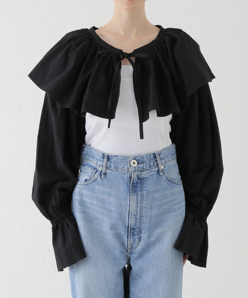 シャツ ブラウス papier/パピエ SLOBE別注 Holder blouse レディース 