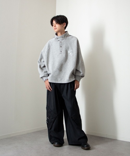 極美品✨nonnative スウェット　刺繍　north L ブラック 極美品✨nonnative スウェット 刺繍 north L ブラック