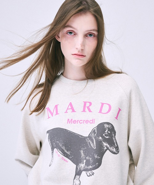 Mardi Mercredi トレーナー スウェット SWEATSHIRT RAGLAN