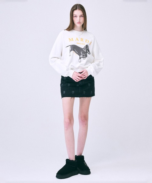 トレーナー スウェット SWEATSHIRT DDANJI レディース メンズ Mardi Mercredi トレーナー スウェット SWEATSHIRT DDANJI