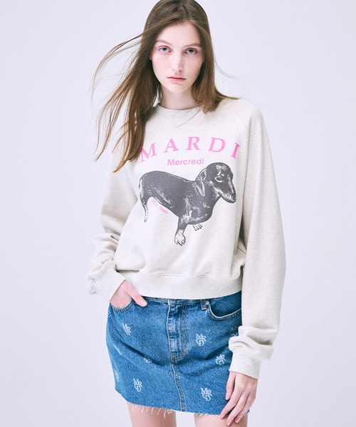 Mardi Mercredi トレーナー スウェット SWEATSHIRT RAGLAN