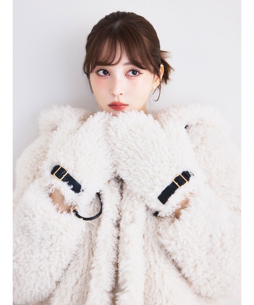 eimy istoire コート アウター French poodle fur フード