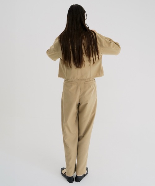 CLANE（クラネ） ワイドパンツ スラックス パンツ WIDE BELT TUCK