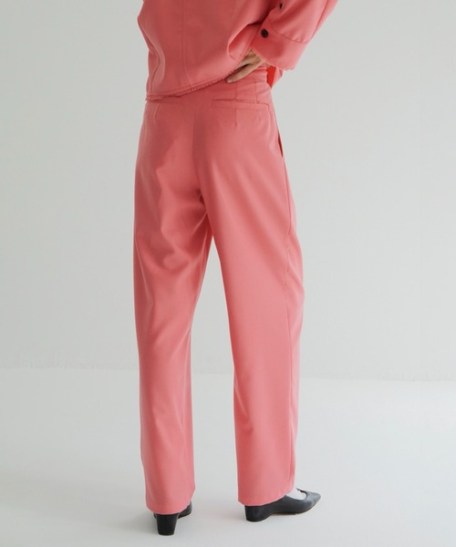 CLANE（クラネ） ワイドパンツ スラックス パンツ WIDE BELT TUCK