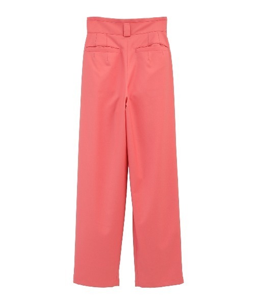 CLANE（クラネ） ワイドパンツ スラックス パンツ WIDE BELT TUCK