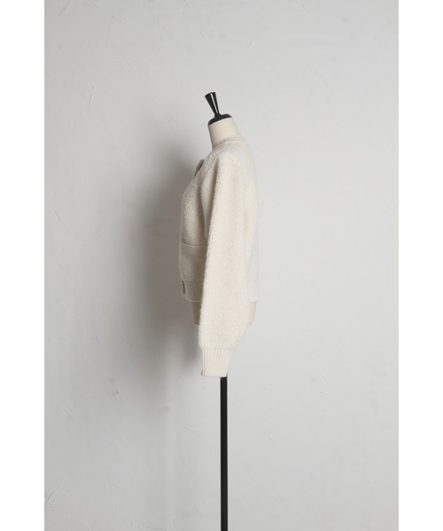 &. NOSTALGIA（ノスタルジア） カーディガン プードルニット