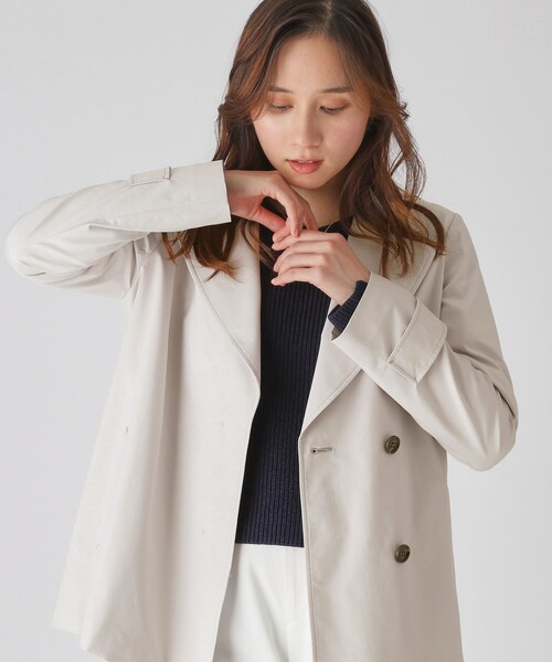 【タグ付き♡未使用品】クードシャンス　トレンチコート　サイズS COUP DE CHANCE（クードシャンス） トレンチコート コート 「撥水加工