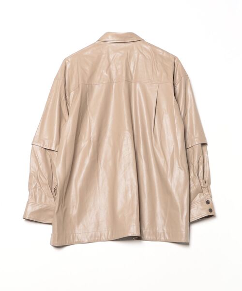 「PUBLIC TOKYO」 長袖シャツ FREE ベージュ レディース PUBLIC TOKYO 「PUBLIC TOKYO」 長袖シャツ FREE ベージュ