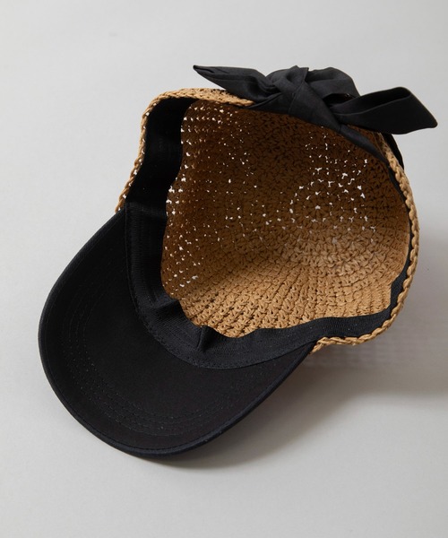 miu miu ブラック キャップ　バックリボン miu miu ブラック キャップ バックリボン - メルカリ