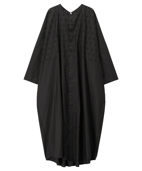 ズッカ　レオパードエンブロイダリー　ワンピース　ロングシャツワンピース　透け感 ZUCCa（ズッカ）の「レオパードエンブロイダリー/ワンピース
