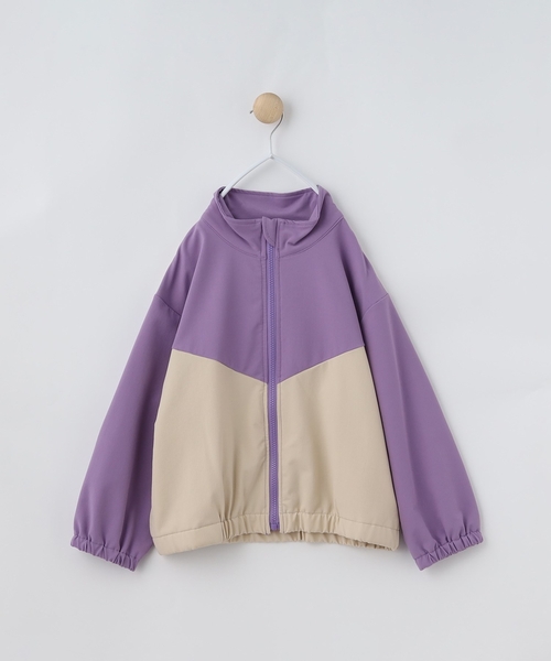 THE SHOP TK ブルゾン アウター 「120-150」配色スタンドブルゾン/洗濯