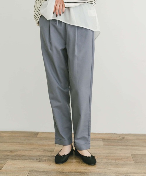 新品未使用　リネン混イージーパンツ　Y.KHAKI ITEMS URBANRESEARCH パンツ リネン混イージーパンツ レディース