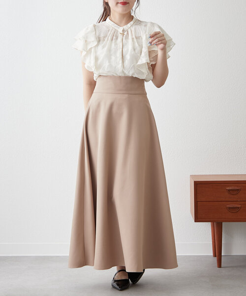 OLIVE des OLIVE トップス ブラウス 長袖 フリル【CT1255】 OLIVE des OLIVE オリーブデオリーブ トップス ブラウス 長袖