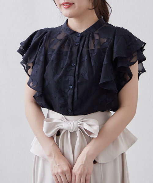 ANOTHER BRANCH OLIVE des OLIVE ブラウス シャツ 「ON・OFFつかえる