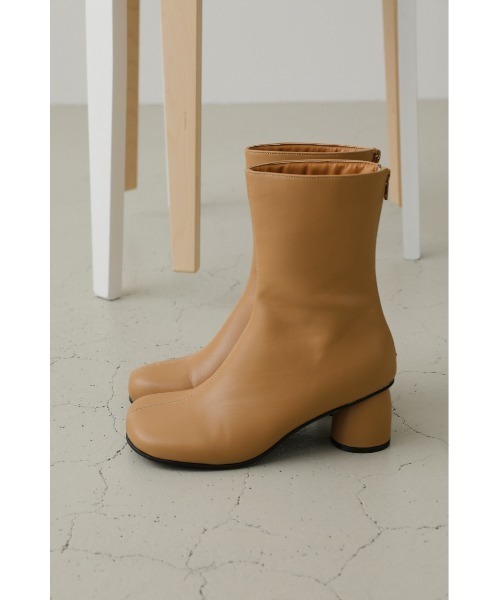 「crie conforto」 ショートブーツ LL ライトベージュ レディース_画像8