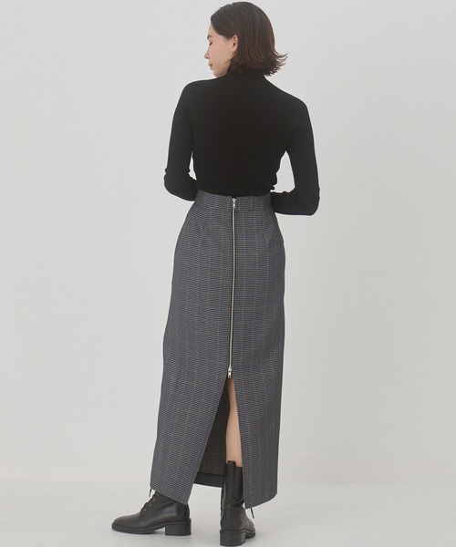 「LE CIEL BLEU」 タイトスカート 34 グレー レディース_画像8