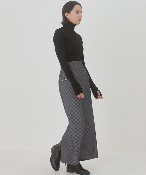 「LE CIEL BLEU」 タイトスカート 34 グレー レディース_画像9