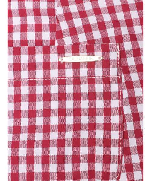 ブラウス シャツ CORSET LIKE GINGHAM CHECK SHIRTS／コルセットライクギンガムチェックシャツ レディース CALNAMUR ブラウス シャツ CORSET LIKE GINGHAM CHECK SHIRTS