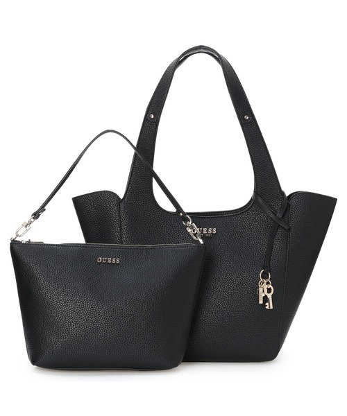 GUESS HELINA Tote ショルダートートバッグ 2way ポーチ付き GUESS HELINA Tote ショルダートートバッグ 2way ポーチ付き