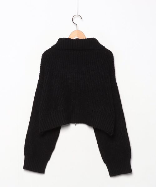 「VANNIE U」 ニットカーディガン FREE ブラック レディース_画像2