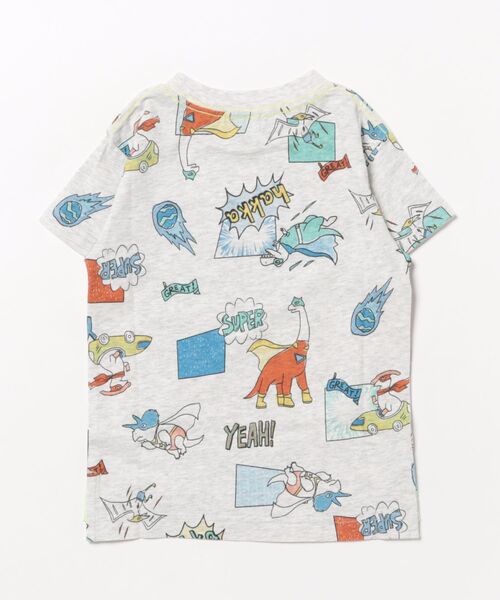 HAKKA KIDS（ハッカキッズ） tシャツ スーパーDINOヒーロープリントT