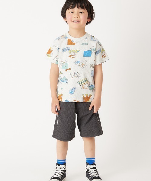 HAKKA KIDS（ハッカキッズ） tシャツ スーパーDINOヒーロープリントT