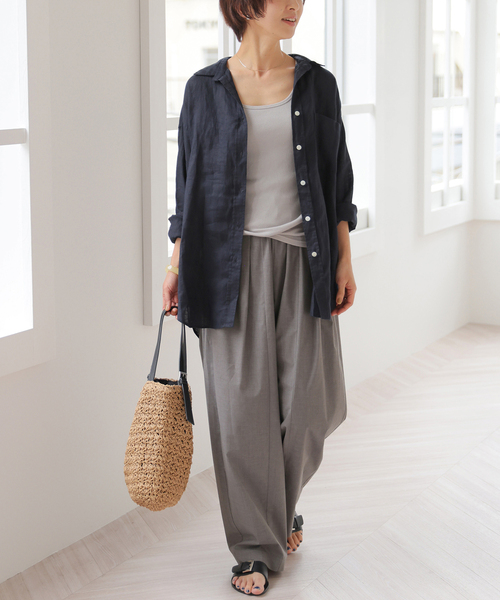 JOURNAL STANDARD relume ノーカラーコート　イージーパンツ JOURNAL STANDARD relume パンツ 接触冷感 / 防しわ