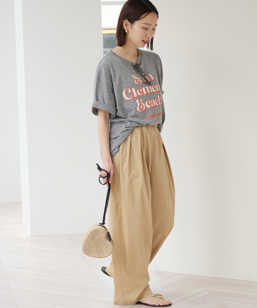 JOURNAL STANDARD relume ワイドパンツ　イージーパンツ JOURNAL STANDARD relume パンツ イージーギャザーワイドパンツ