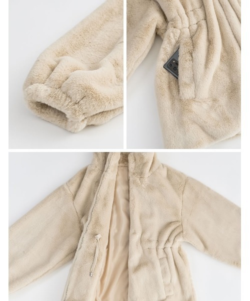 「Re:EDIT」 ジップアップブルゾン MEDIUM ブラック レディース_画像8