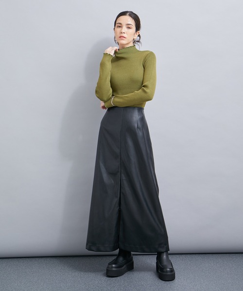 「LE CERCLE par rope'」 タートルネックニット FREE ブラック系その他 レディース_画像2