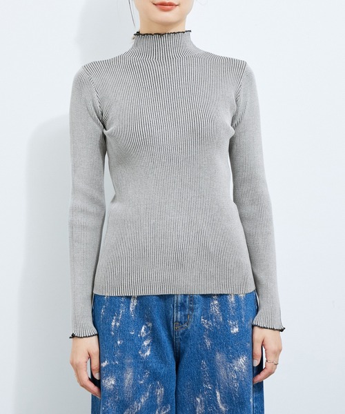 「LE CERCLE par rope'」 タートルネックニット FREE ブラック系その他 レディース_画像9