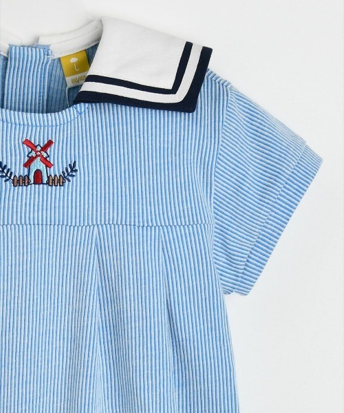 ベビー服 ロンパース 「2点セット」マリリンカバーオール＆帽子