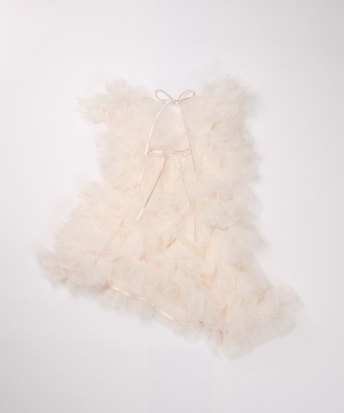NOTREemor asymmetry tulle tops