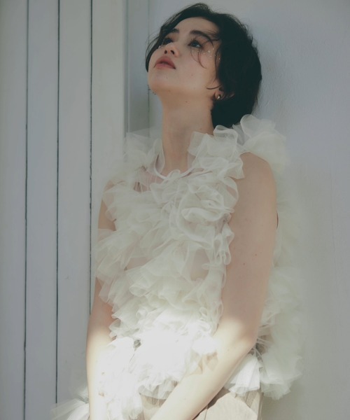 トップス NOTRE emor tulle mousse tops tulle mousse tops – NOTRE émor