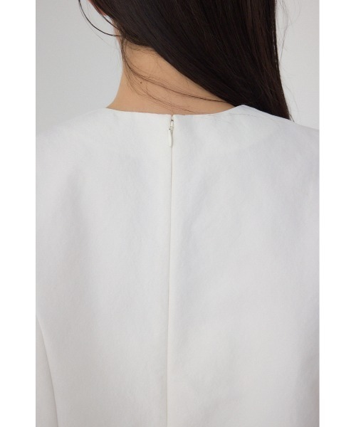 ブラウス シャツ 「PLUS」タックギャザーアシンメトリーブラウス レディース PLUS（AZUL BY MOUSSY） ブラウス シャツ 「PLUS」タック
