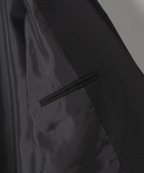 DOOPZ ブラックジャケット Sサイズ セール】High neck ring zip track jacket / ハイネックリング