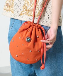 ハンドバッグ スタッズ付き巾着BAG｜ZOZOTOWN Yahoo!店