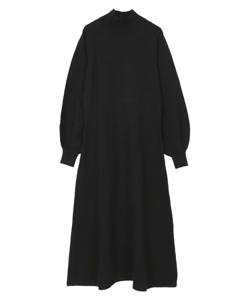 「ur's」 ニットワンピース L ブラック レディース_画像3