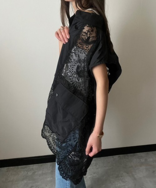 deux amour ベスト ジレ レースベスト レディース : ZOZOTOWN