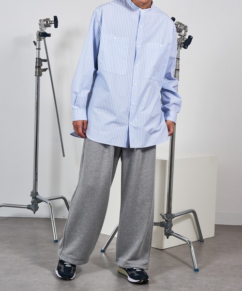 MAGASIN DE MODE CONTACT ワイドパンツ スウェットパンツ ジャージ