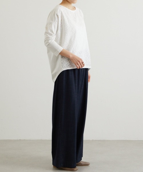 BEARDSLEY 「BEARDSLEY」 7分袖ブラウス 1 ホワイト レディース