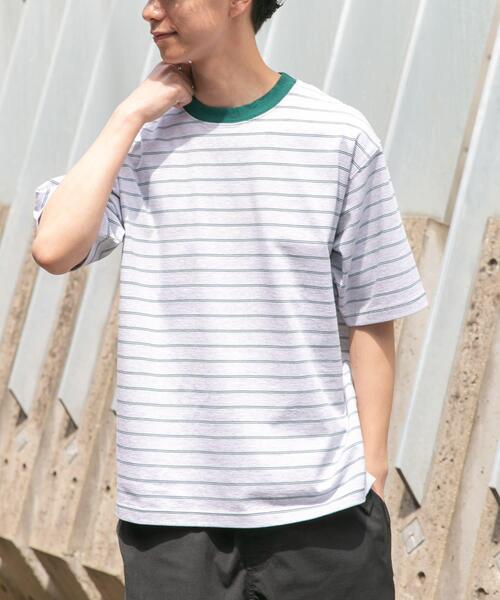 にゃみ❣️フォーク&スプーン❣️ボーダーTシャツ4枚セット FORK&SPOON（フォークアンドスプーン） tシャツ カラーボーダー