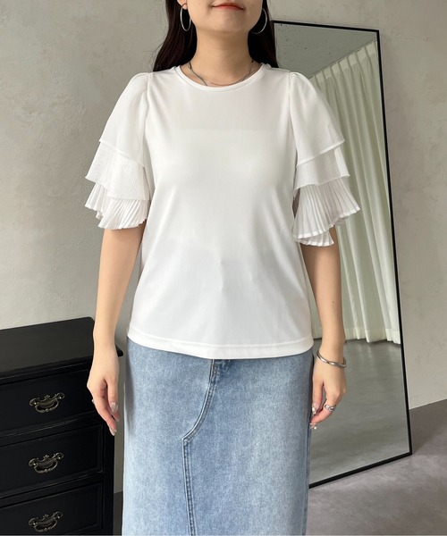 「prose verse」 半袖カットソー MEDIUM オフホワイト レディース