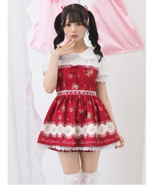 Ank Rouge ROJITA ワンピース セット Ank Rouge ワンピース AFTERNOON TEA PRINT SET UP : ZOZOTOWN