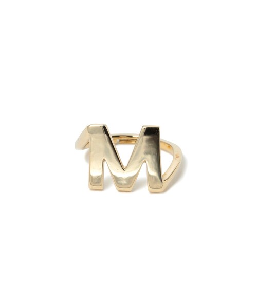 BEAMS BOY（ビームス ボーイ） 指輪 リング ブラス イニシャル リング 